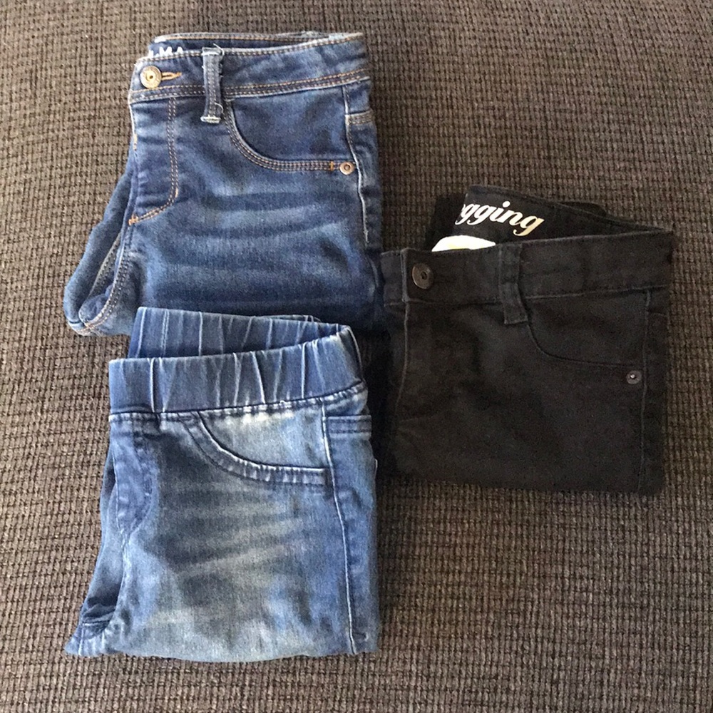 3 PAIRS Girls Jeggings